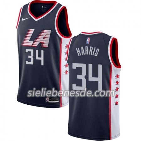 Herren NBA LA Clippers Trikot Tobias Harris 34 2018-19 Nike City Edition Navy Swingman